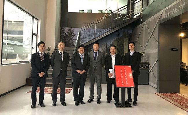 欢迎日本三菱电机株式会社,高桥副本部长参观维特罗伯特工厂